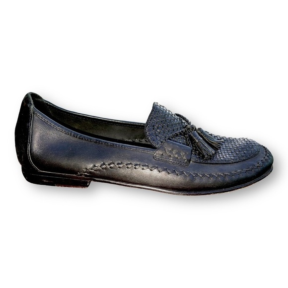 ??‍♂️Cole Haan‎ Country Black Woven Tassel Loafers ? Size 10.5 main image 5
